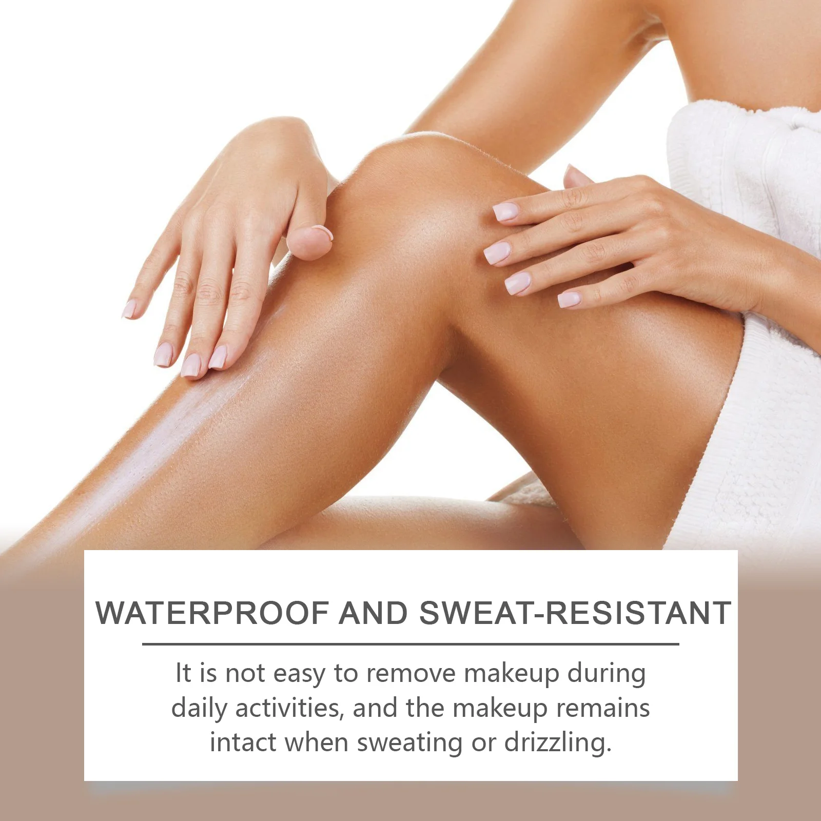 30g Leg Makeup Foundation Long-lasting Waterproof Anti-Transfer Concealer Even Skin Tone Wheat Tan Brown Foundation Skin Care