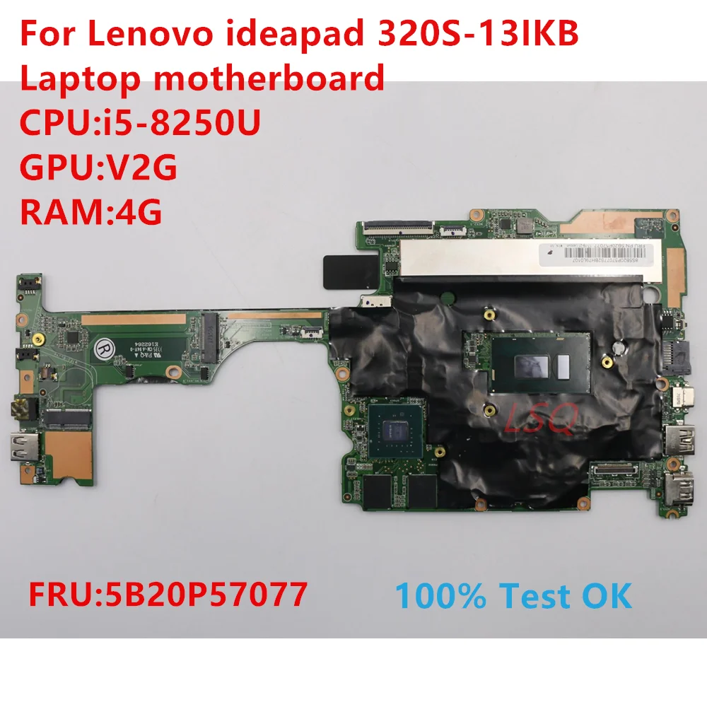 

Материнская плата для ноутбука Lenovo Ideapad 320S-13IKB с ЦПУ: i5-8250U FRU:5B20P57077 100% Test OK