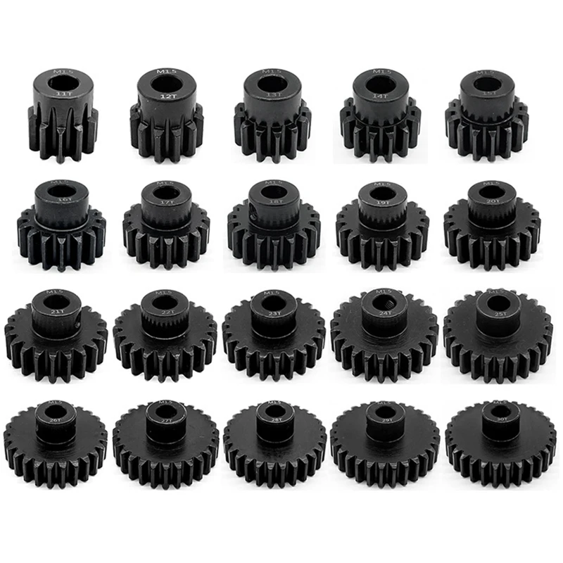 Remote Control Car Gear M1.5 Modulus 8.0 Inner Hole For Chrome Steel Motor Gear With M5 Machine Metric Screw