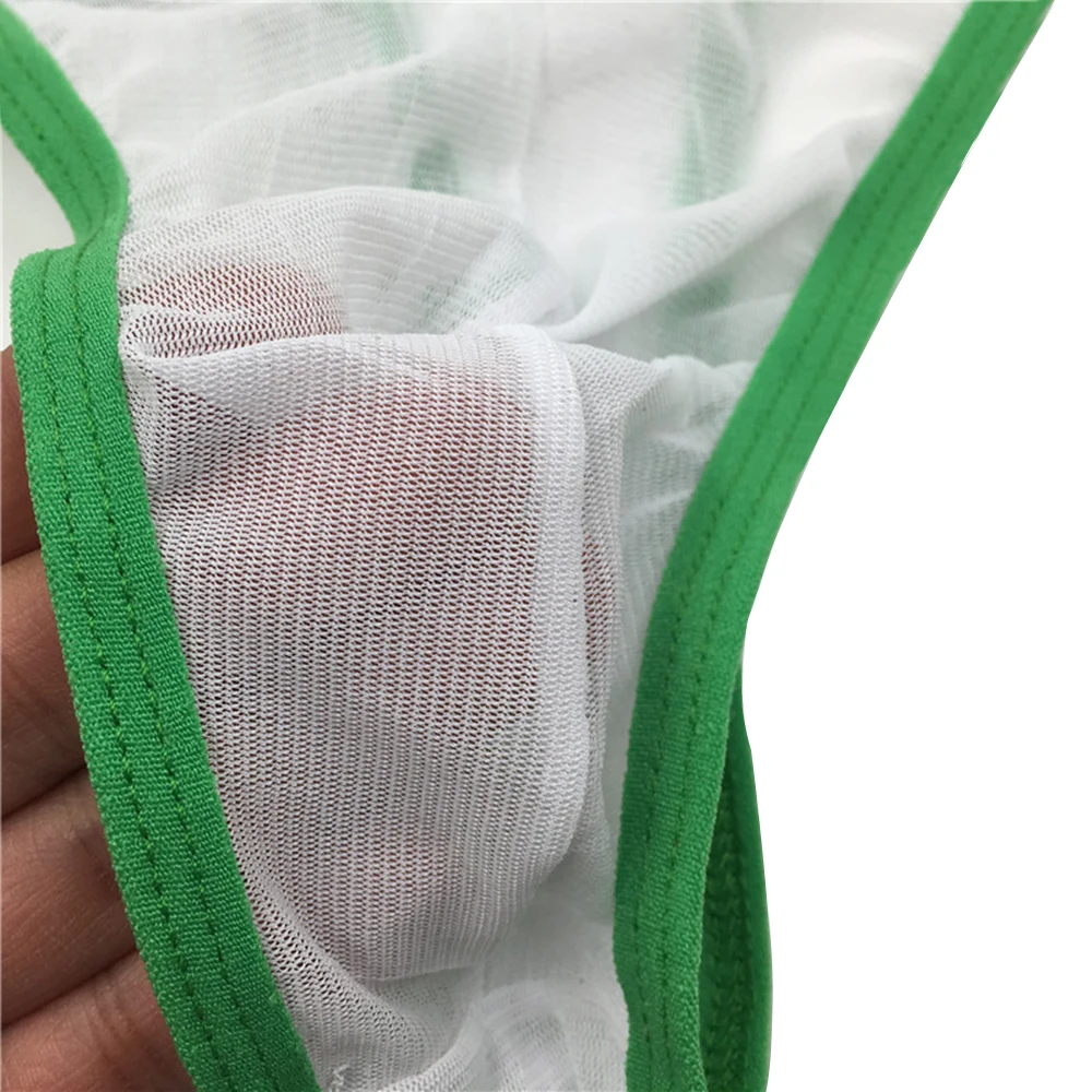 Sexy Sheer Mesh Thong Panties Mens Backless G-Strings See-Through Underwear T-Back Briefs Ultra Thin Jockstraps Erotic Lingerie