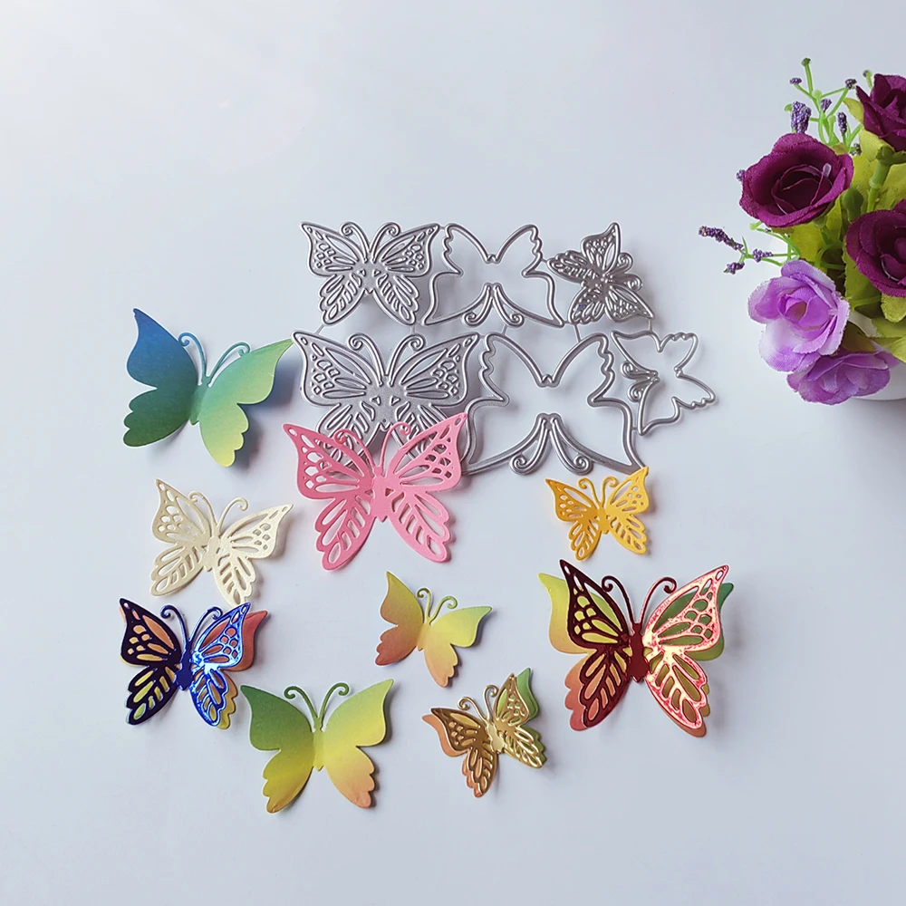 

New and beautiful butterfly cutting dies scrapbook decoration embossed photo album decoration card making DIY crafts