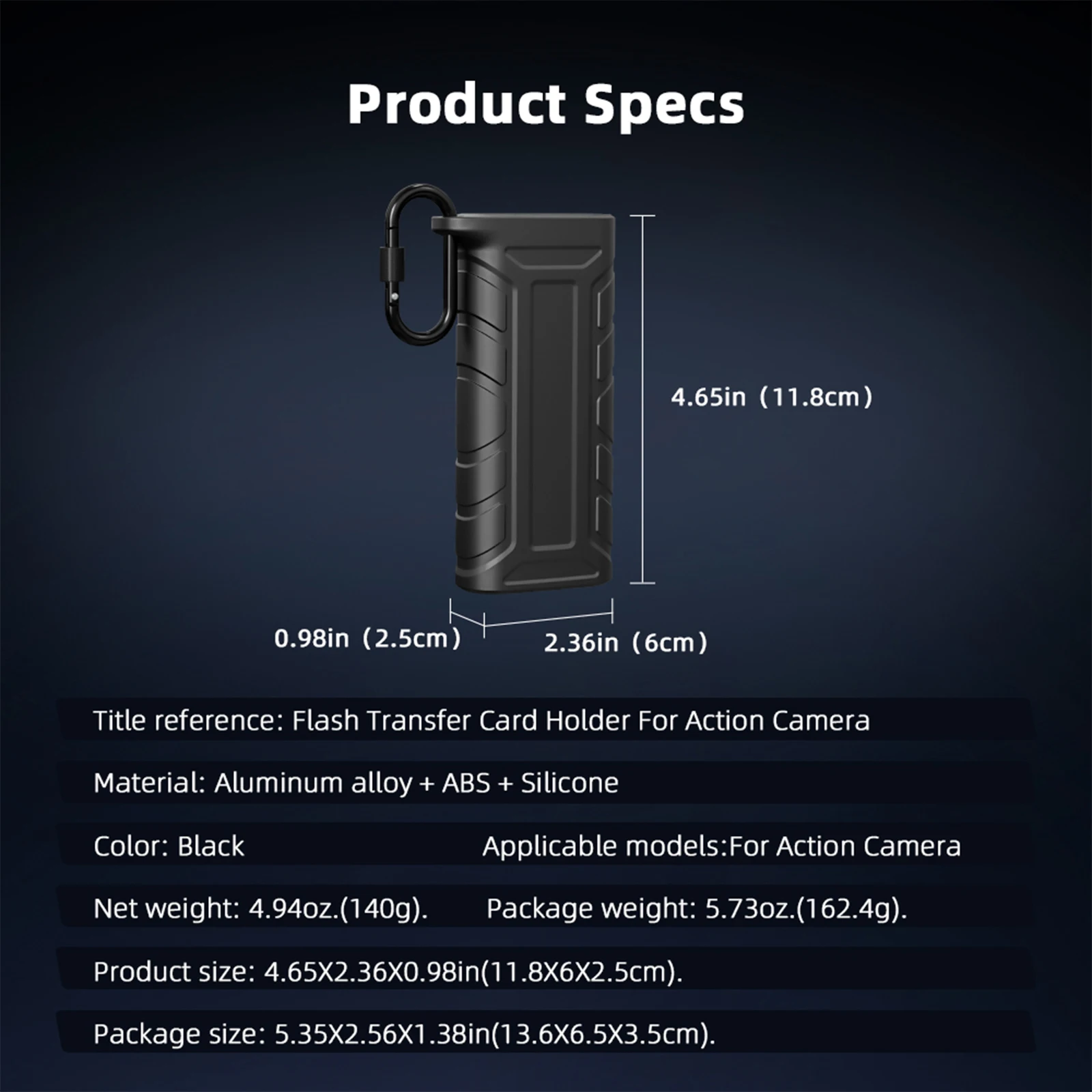 2-in-1 카드 홀더 및 리더기 312MB/s 고속 카드 리더기 보관함 USB 3.1 Type-C SD/TF 휴대폰 태블릿과 호환 가능
