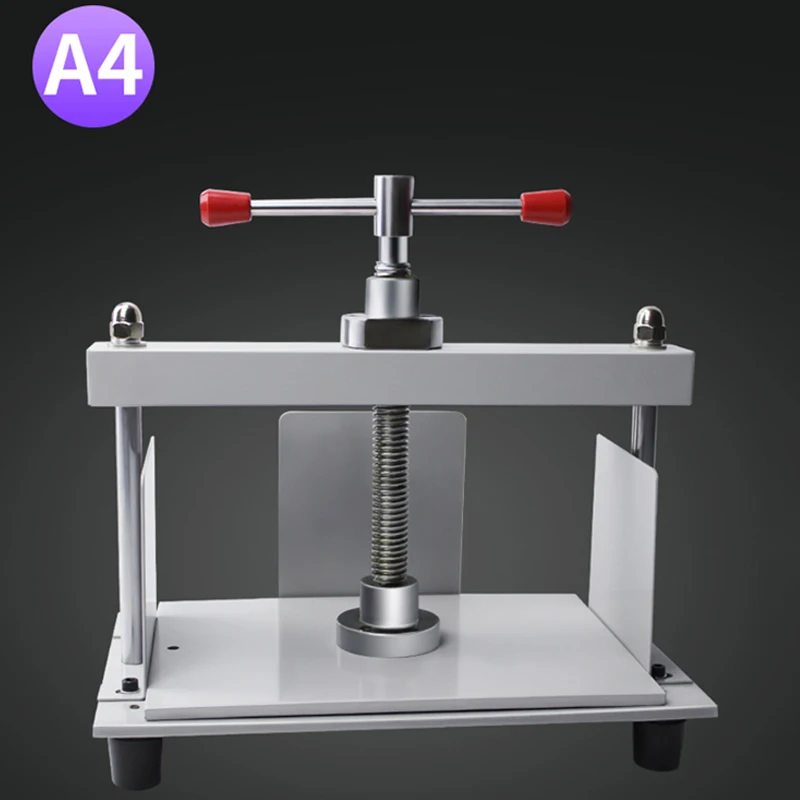 VEVOR A4 Book Binding Press Machine Manual Flat Paper Binder Tampography  Office School Tools Use for Documents Stamps Banknotes - AliExpress