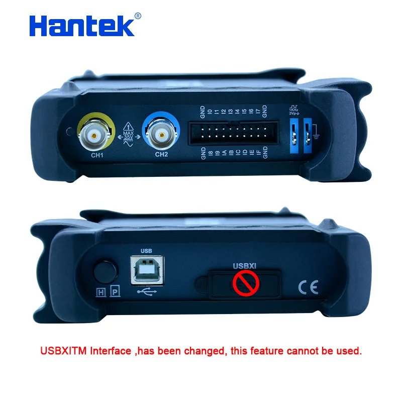Hantek 6022BL Digital Portable USB Oscilloscope PC 20MHz Bandwidth Osciloscopio 16 Channels Logic Analyzer 48MSa/s Sample Rate