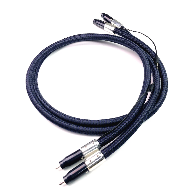 Wild Blue Yonder Rca Cable Pss Silver Hifi Audio Interconnect Line Con Batteria 72V