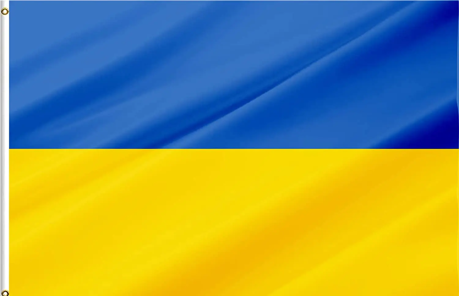 

Ukraine Flag Outdoor Indoor Decor Ukrainian National Flags Polyester with Brass Grommets Ukraine Flag 3x5 Ft