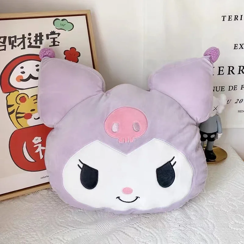 Sanrio Very Soft Kuromi Back Cushion Throw Pillow Sofa Bed Room Decor Comfortable Japanese Style Pillow Gifts Girl 6