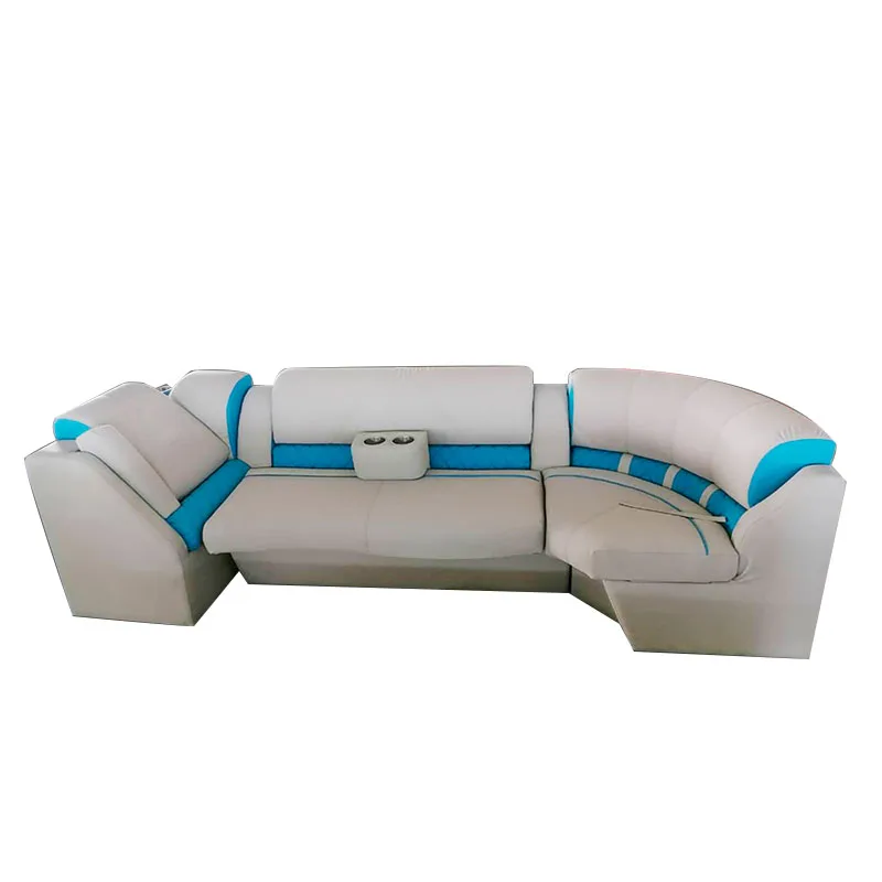 OEM Rotational molded deluxe pontoon boat furniture  sofa pontoon boat seat