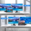 WAVLINK USB 3.0/USB C to DisplayPort/HDMI Display Adapter Dual 5K@60Hz Monitor Hub For Mac M1 M2 Windows DisplayLink DL6950 Chip 3