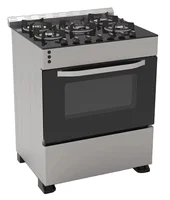 multi-function 76cm free standing 5 burners gas stove with full SS housing 1