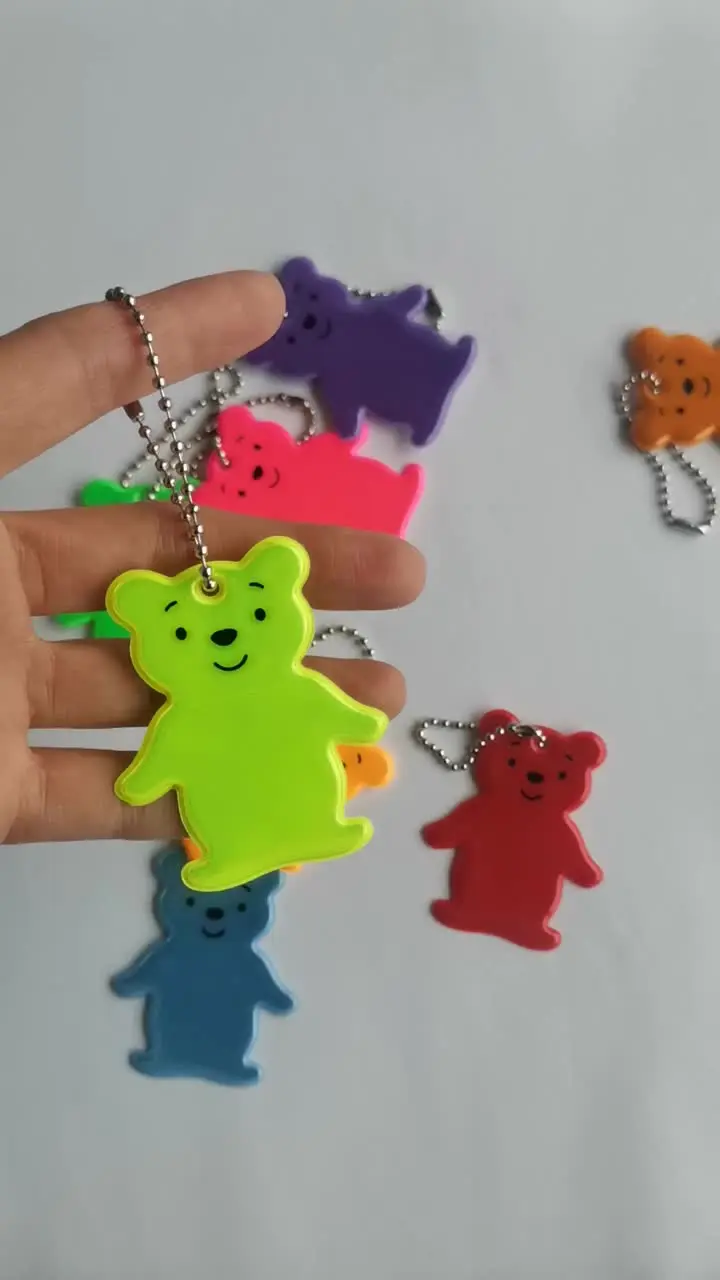 Simpatico Cartone Animato Orso Nome Ciondolo Portachiavi Decorazione Kawaii Nome Dei Bambini Tag Portachiavi Borsa Accessori Per Gingillo Auto  26