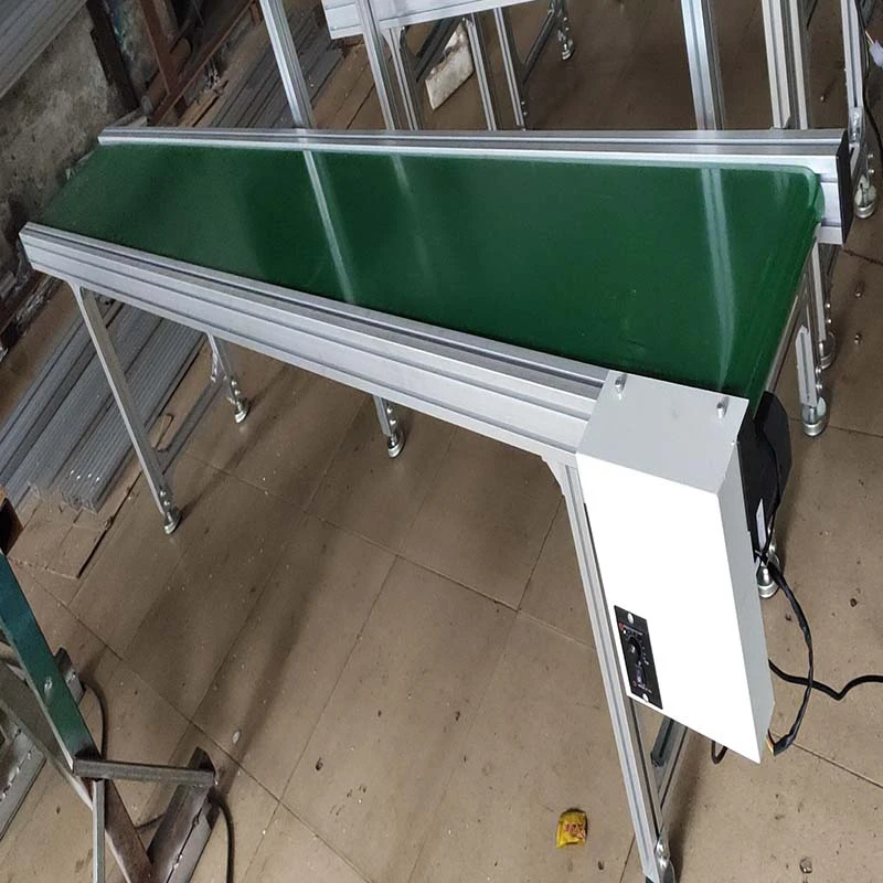 Industrial Mini Conveyor Roller Conveyor Tracks Motor Assembly Custom Length Conveyor Belt