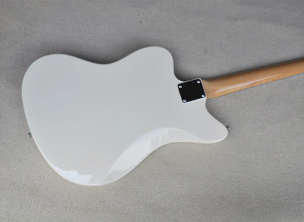 Cream 6 Strings Electric Guitar with Rosewood Fretboard,Dot Inlay,Customizable