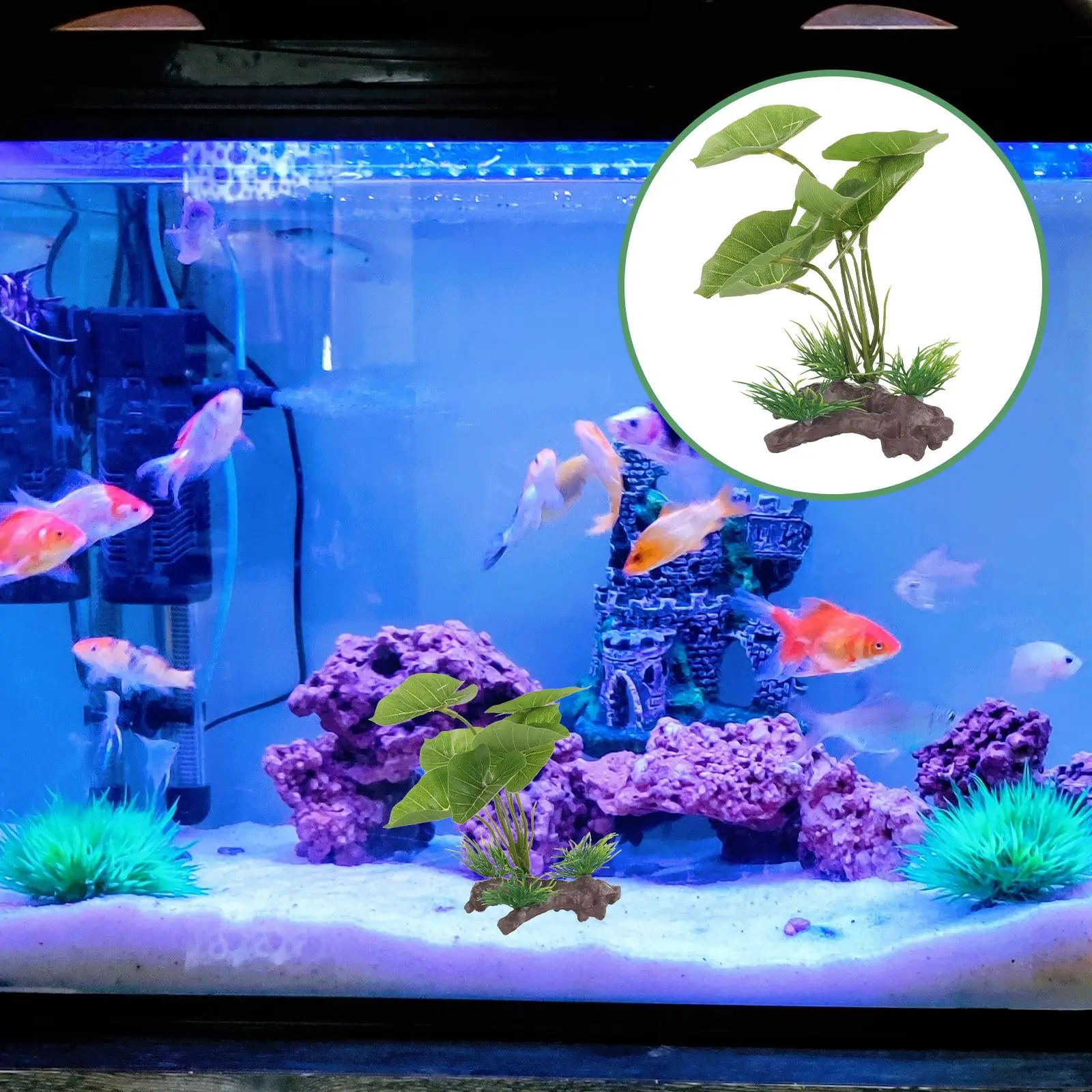 Artificial Underwater Plant Aquarium Grass Freshwater Aquarium Plant Betta Fish Fish Tank Plants for Tank Landscaping Decor