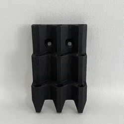 Premium Minimalist Wall - Mounted Dart Organizer - Stylish 3D Printed Stand (Black)