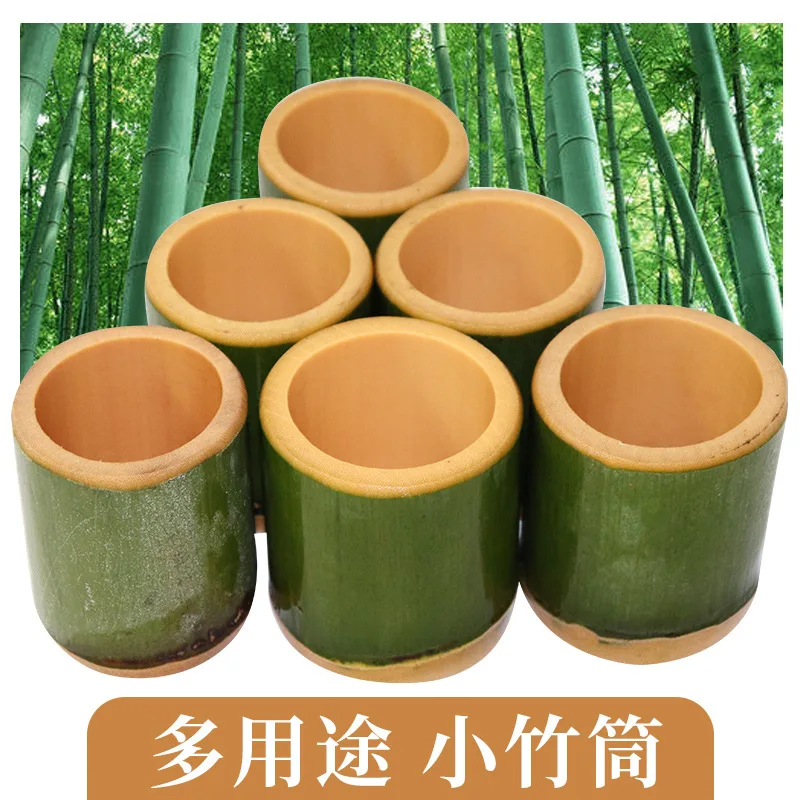 Chinese Style Natural Bamboo Cups Versatile Round Tealight Candle Holder  Creative Stylish Chocolate Cookies Cup for Dinner Home - AliExpress