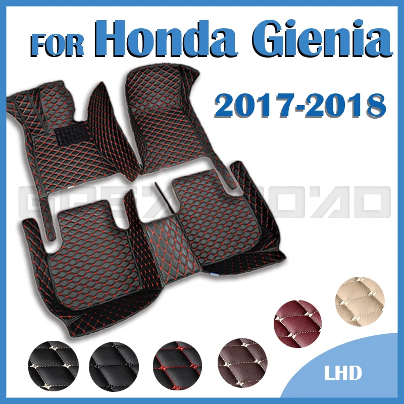 

Car Floor Mats For Honda Gienia 2017 2018 Custom Auto Foot Pads Automobile Carpet Cover Interior Accessories