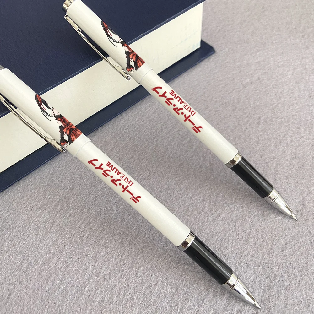 Anime DATE A LIVE Tokisaki Kurumi Black Ink Gel Pen 0.5mm Graffiti Writing Pens Kids Gift School Stationery 1037