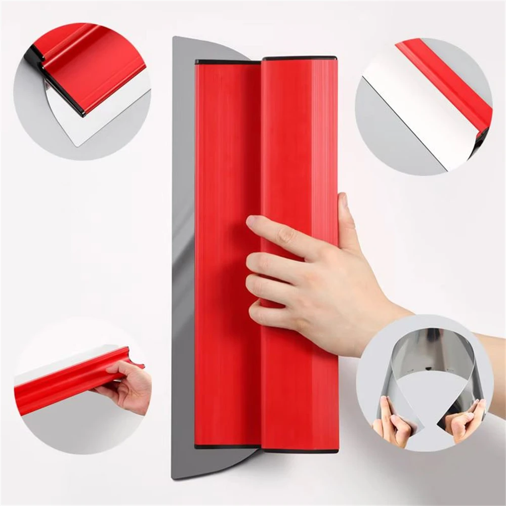 Drywall Smoothing Spatula Skimming Flexible Blade Painting Finishing Blades Building Wall Plastering Tools 25/40CM