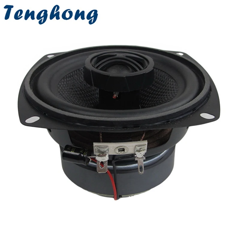 1pcs 4 Inch 4 8 Ohm 30W Coaxial Speaker Fiberglass Moisture-proof 20 Core Silk Film Treble Loudspeaker Home Theater