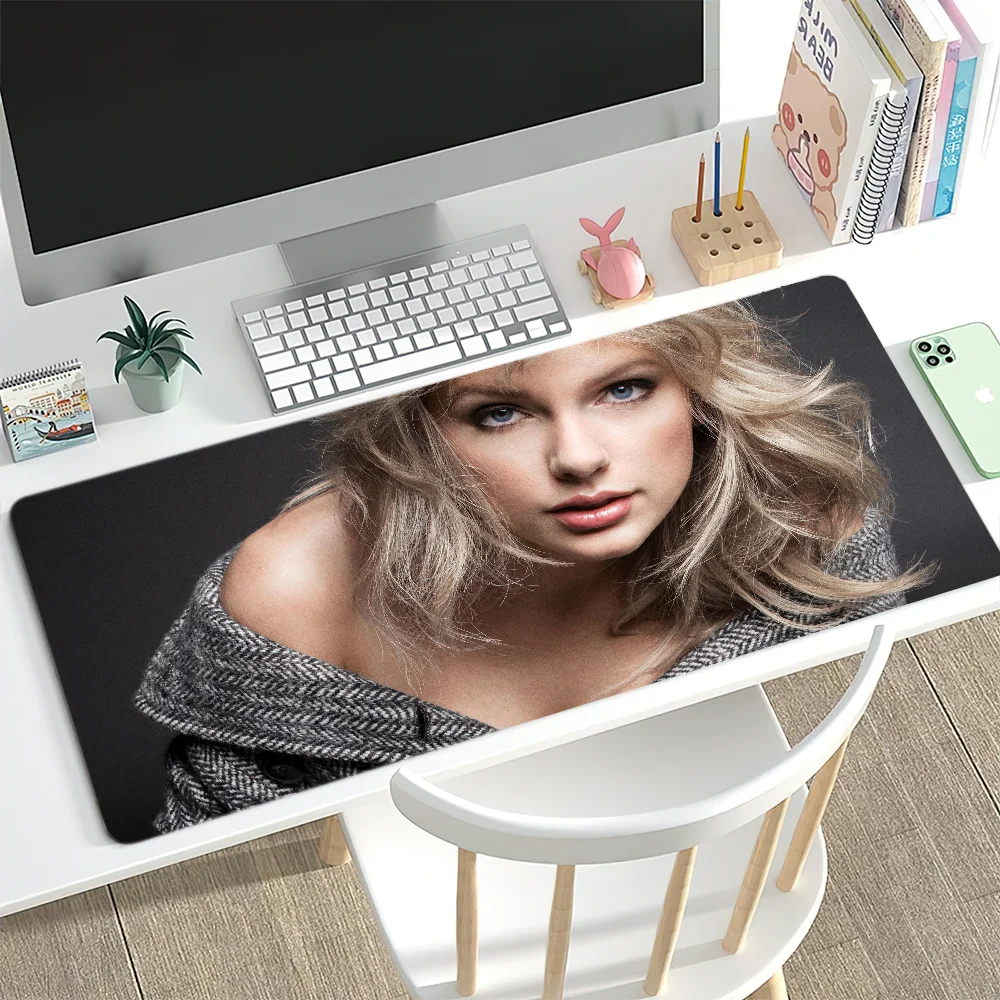 Singer T-Taylor Swift Mouse Pad Gamer Cabinet Pc Desk Mat Keyboard Computer Desks Xxl Mousepad Large Mausepad 5