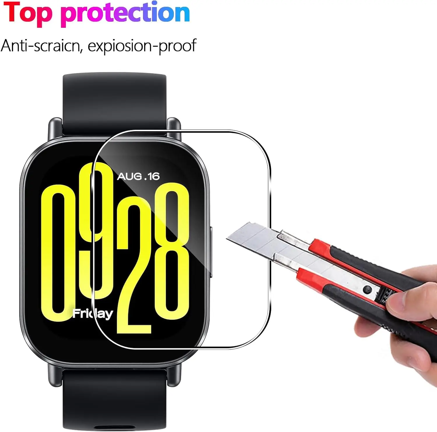 Tempered Glass Screen Protector Film - 3 Pack, Anti-scratch Protection