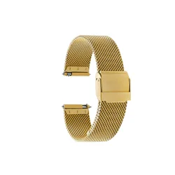 Stainless Steel Wristband - Premium Metal Correa for Watch 2 pro (Gold)
