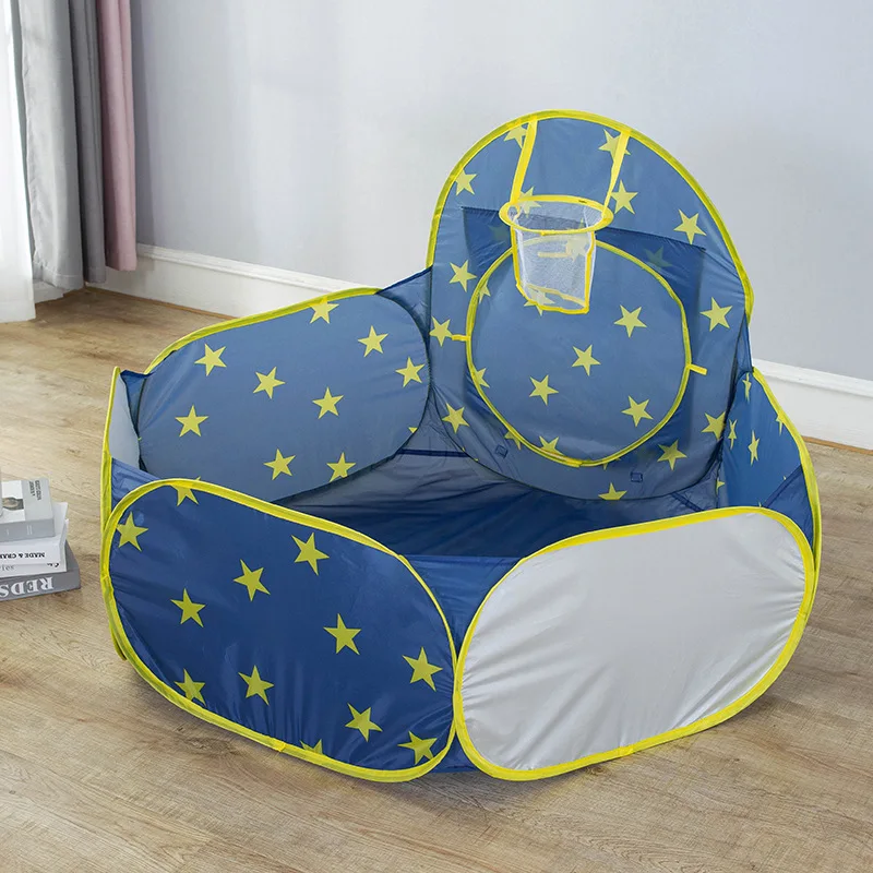 3 in 1 Rocket Children's Tent Toys Portable Camping Tent Kids Ball Pool for Children Pop-up Tent Play House with Crawling Tunnel 5