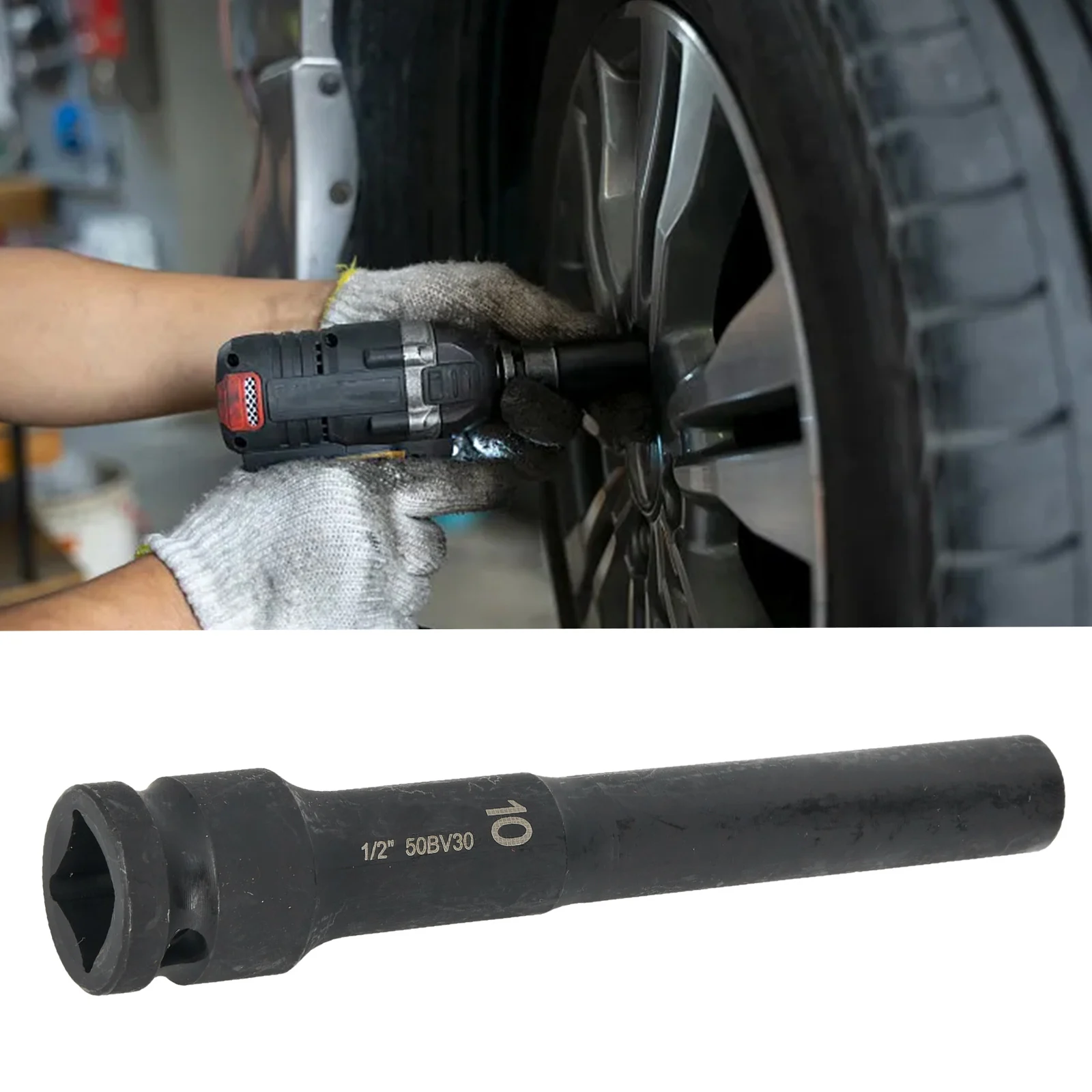 Description Picture 4 of item1pc 1/2 Drive Sockets Impact Wrench Hex Socket-Head 8-24mm Electric Impact Hex Standard-Wrench Adapter Screwdrivers Bits Socket