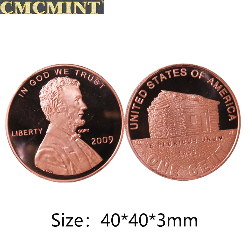 Jumbo Large 99.9% Copper Novelty Penny