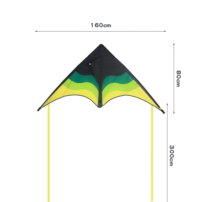 YongJian Large Beach Delta Kite for Adults and Kids Extremely Easy to Fly for Beginners Comes with 100m String Kite Handle 3