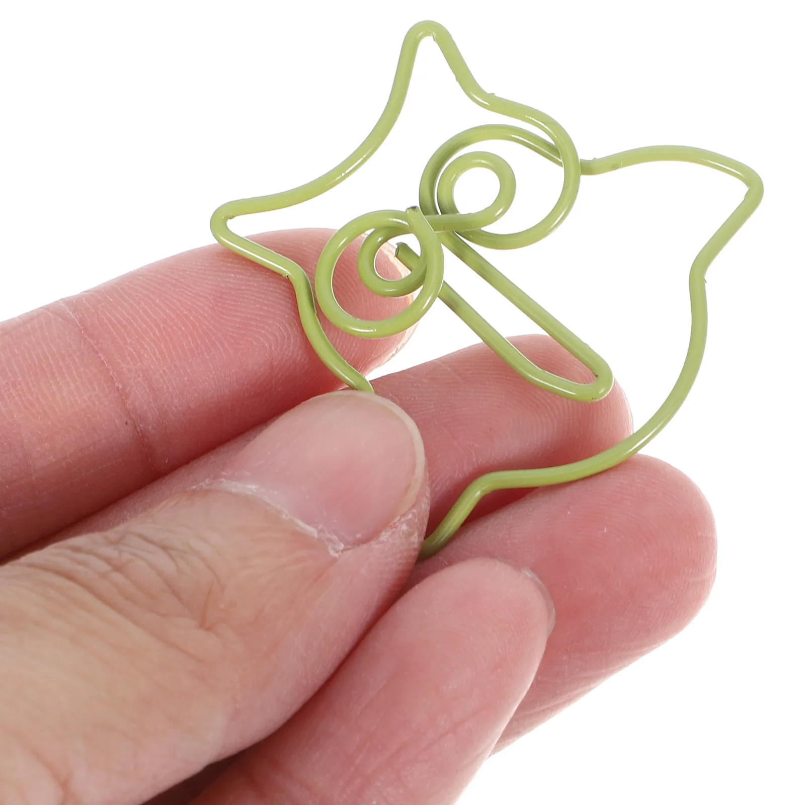 50pcs 올빼미 모양의 종이 클립 귀여운 동물 사무용품 장식 플라스틱 북마크 클립 학생용 홈 스쿨 사용 재미 있음