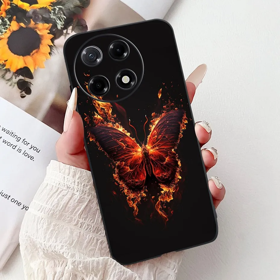 Sleek Black Silicon Soft TPU Phone Case - Modern Design Back Cover