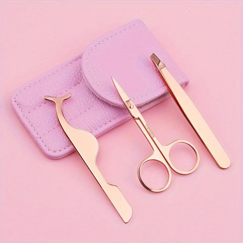 Travel Stainless Steel Beauty Tools Set