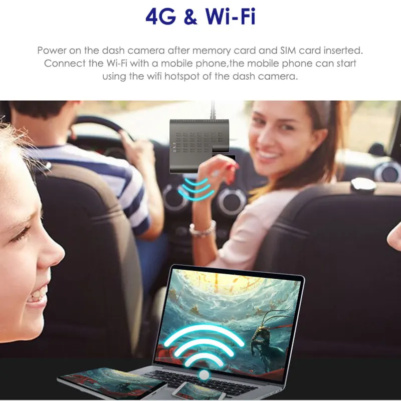 AZDOME C9 PRO 4G  ī޶, ̺ Ʈ 1080P  ī޶, GPS   ֽ  ˶, DVR  ķ  