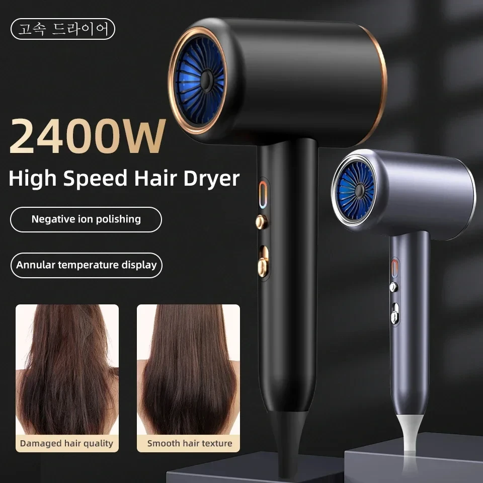 F33 Hair Dryer High-Speed Electric Turbine Airflow Low Noise Constant Temperature And Quick Drying Suitable For Home Salons - Image 2