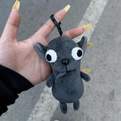 Kawaii Realistic Chihuahua Plush Dog Keychain Pendant (Black)