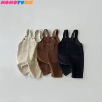 2023 Newborn Clothes Boy's Corduroy Jumpsuit Autumn Winter Jumpsuits Girl's romper Casual Bib Pants Overalls  Baby kids clothes 2