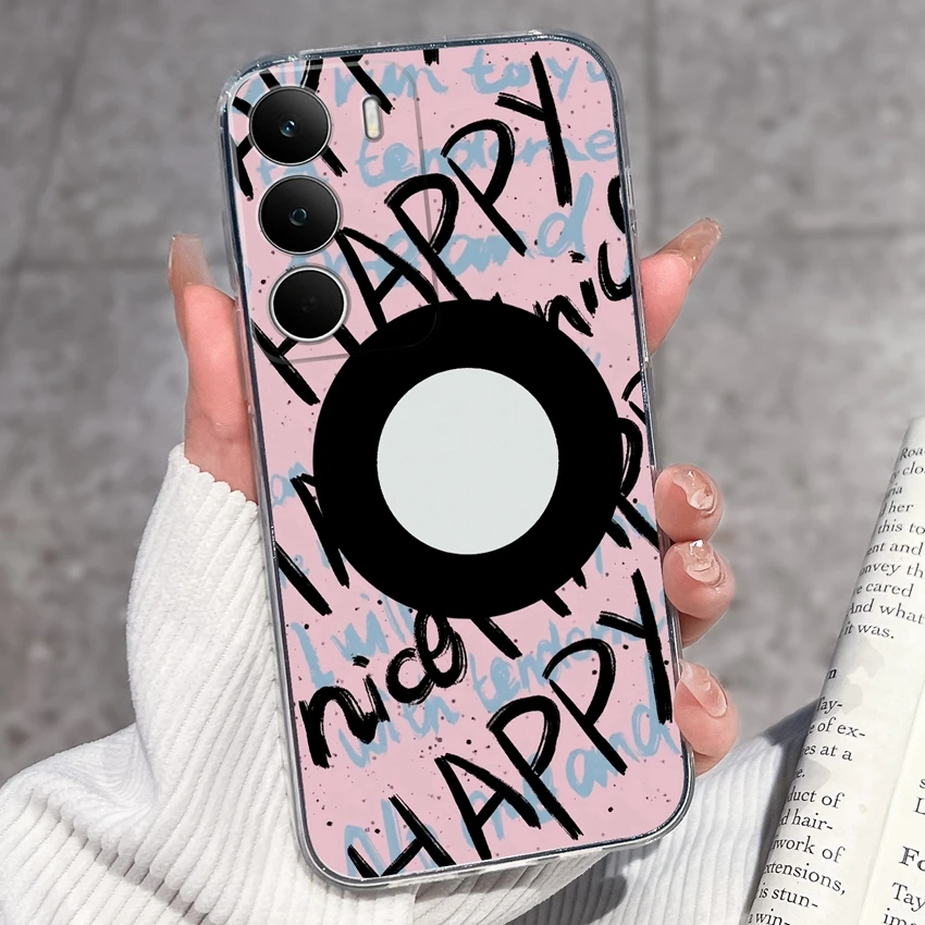 Fashion Astronaut Pattern Transparent Phone Case - Anti-Fingerprint TPU Clear Back Cover