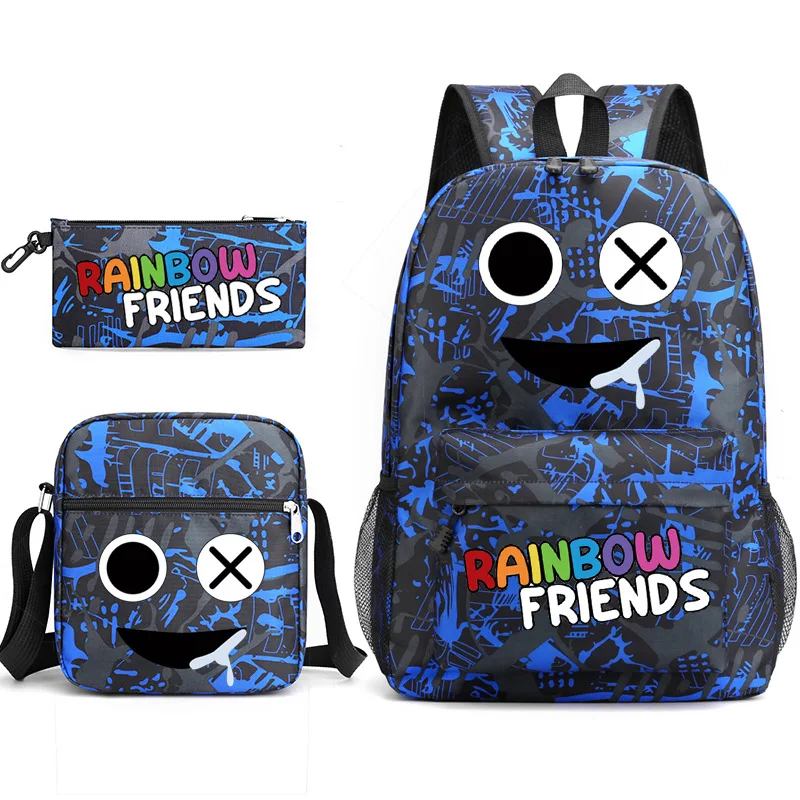 Roblox Rainbow Friends Black Anime Backpacks Poly/Cotton Blend Polyester  Anime Bag Anime Merchandise - Costumeslive.com