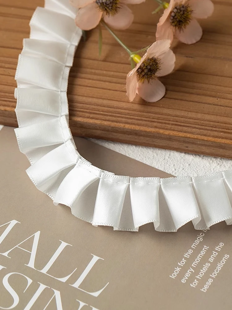 Wedding Dresses Lace Ribbons Trimming Needlework Sewing Supplies Apparel Decor Handmade Material 2Meters For Diy Sewing