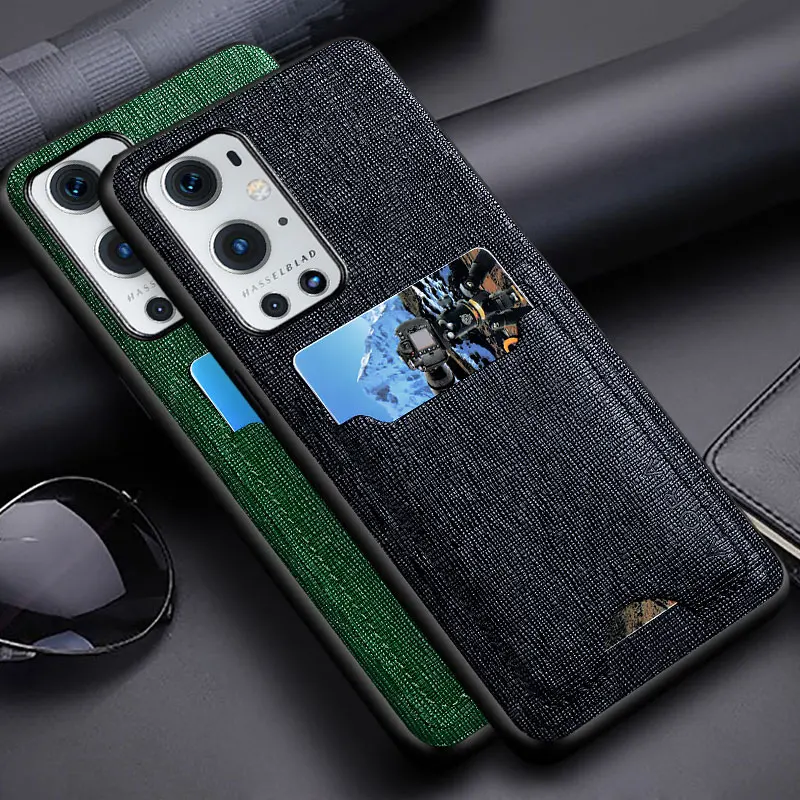 Luxury PU Leather Case with Card Slot and Bag Holder