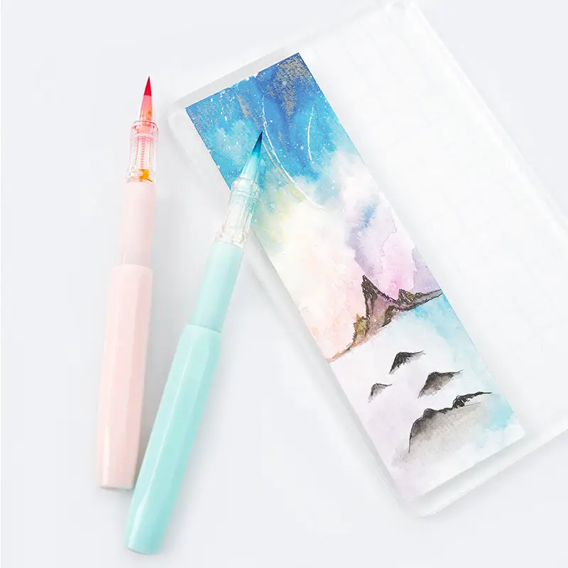 one for two purposes soft writing brush and pen tip can replace calligraphy nib fountain pen soft bristle ink pen sc