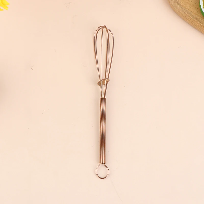 MINI Stainless steel Whisk Egg Beater Wisk Manual Balloon Wire Whisk Milk Blende egg beater