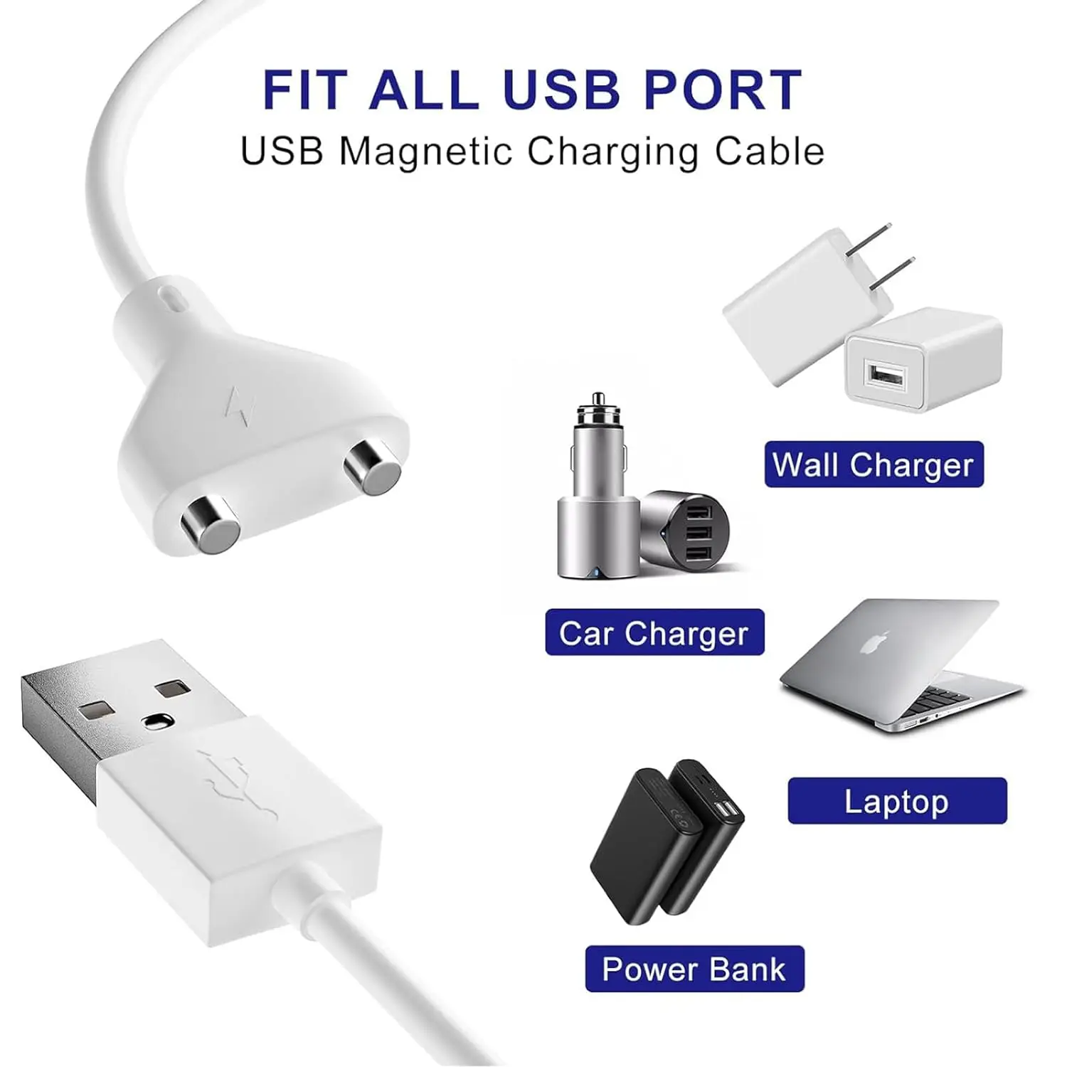 Charging Cable Charger Cord Compatible with Satisfyer Penguin Curvy 2+ Double Fun Yummy Sunshine Mono Flex Men Vibration