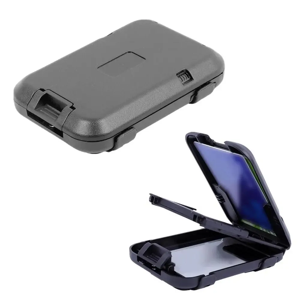 Sleek RFID-Blocking Aluminum Wallet - Minimalist Metal Card Holder with Cash Clip