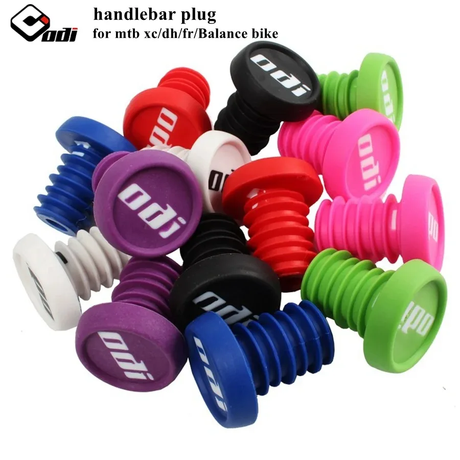 Odi Mountain Bicycle Parts Grip Anti-slip Firm Handlebar Caps Manopole Mtb Bike Bar Ends Plugs For Bmx Dh Fr Balance Bike 2 Pcs 2