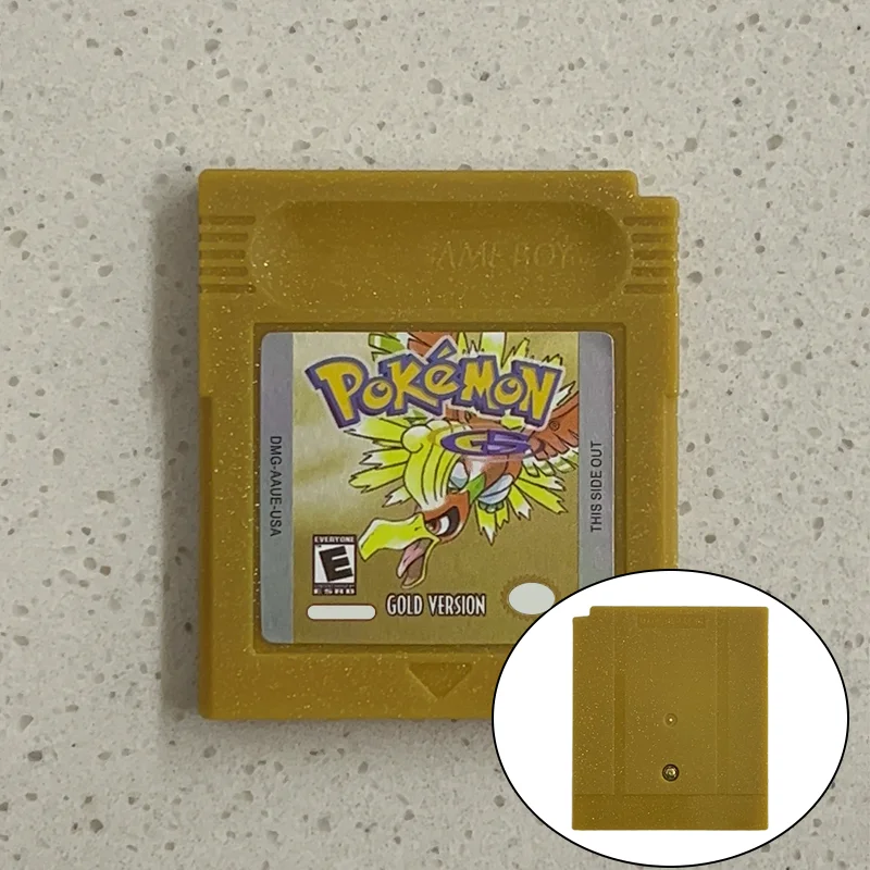7 Pcs / lot Pokemon GameBoy Color GBC Blue + Red + Green + Yellow