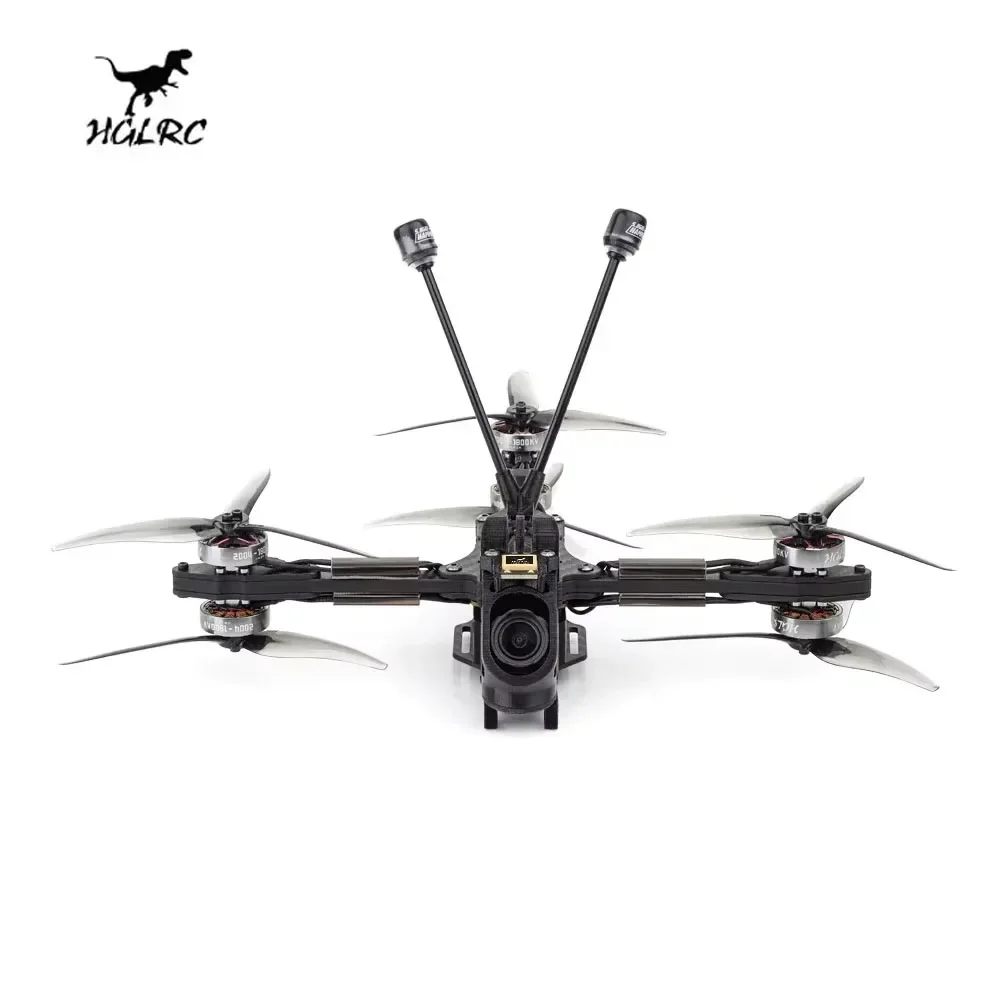 HGLRC Rekon Y6 5인치 FPV 장거리 드론 - 아날로그/문라이트/O3 SPECTER F722 40A 2004 1800KV 6S 쿼드콥터