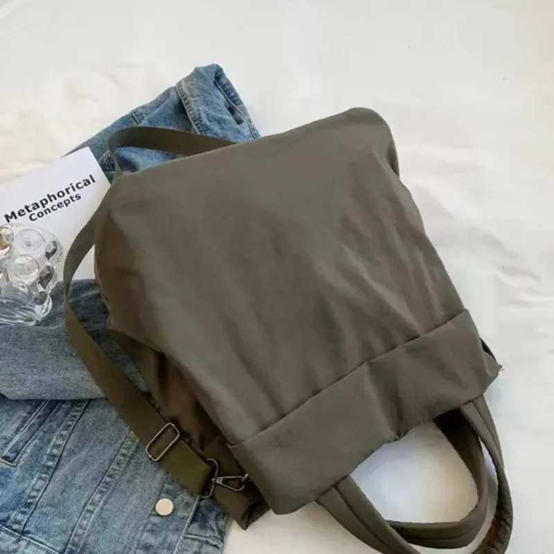 Women Canvas Tote Bag Ladies Waterproof Nylon Large Capacity Crossbody Shoulder Bag Shopper Bags Crossbody Bags for Women